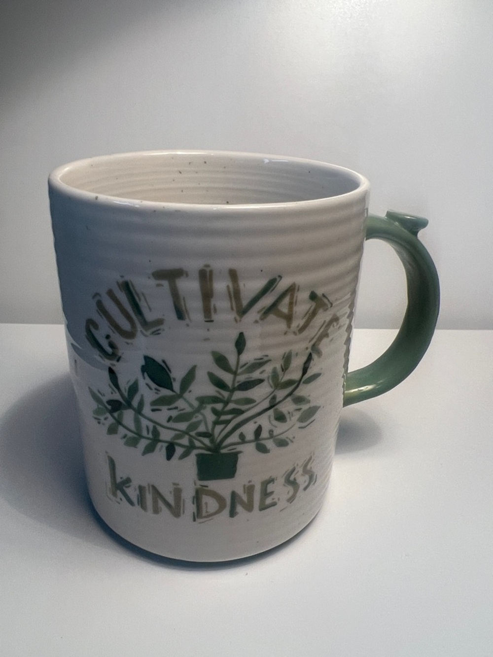 Anthropologie "Cultivate Kindness" mug EUC - SOLD OUT in stores